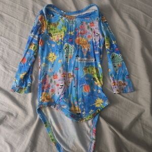 Little Sleepies Around The World Long Sleeved Bodysuit